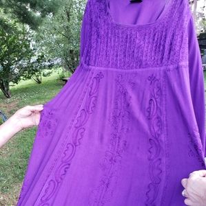 Early 2000s Royal Purple Holy Clothing maxi Dress